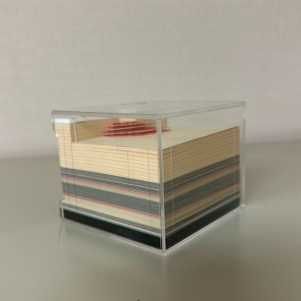 3D Note Pad Pencil Holder Lights Up
